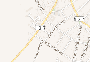 Lipová v obci Mladá Vožice - mapa ulice