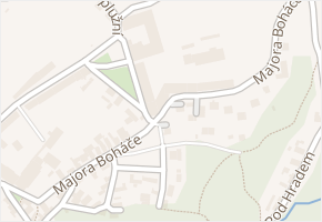 Majora Boháče v obci Mladá Vožice - mapa ulice