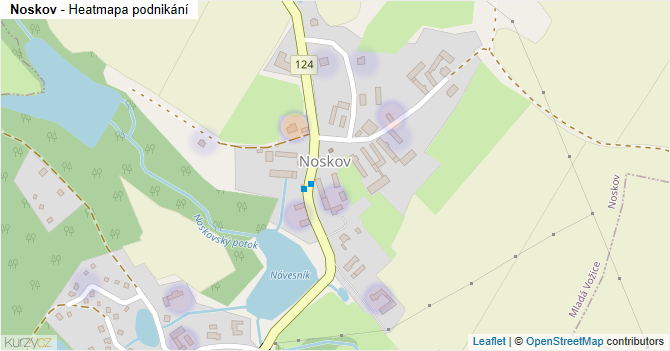 Noskov - mapa podnikání