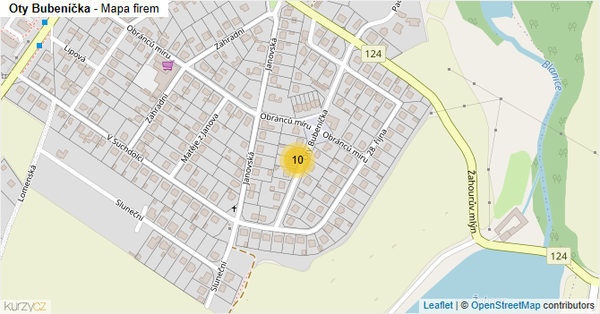 Oty Bubeníčka - mapa firem