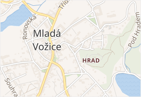 Purkrabská v obci Mladá Vožice - mapa ulice