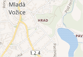 Sedláčkova v obci Mladá Vožice - mapa ulice