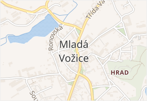 Vlašimská v obci Mladá Vožice - mapa ulice