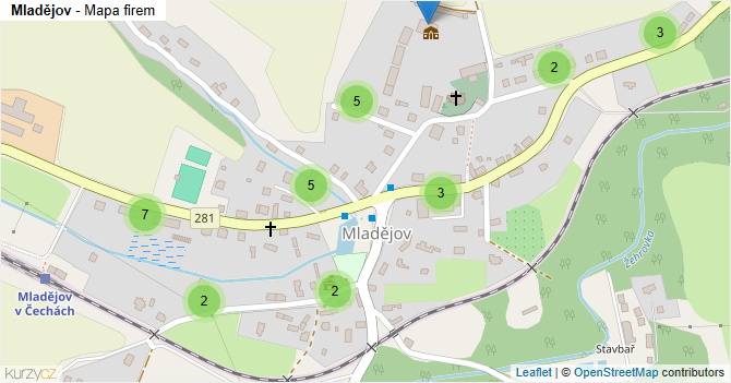 Mladějov - mapa firem