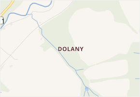 Dolany v obci Mladkov - mapa části obce