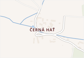 Černá Hať v obci Mladotice - mapa části obce