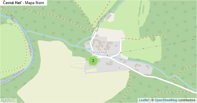 Černá Hať - mapa firem