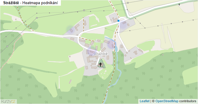 Strážiště - mapa podnikání