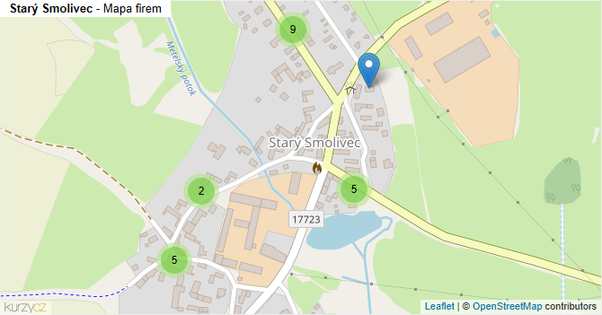 Starý Smolivec - mapa firem
