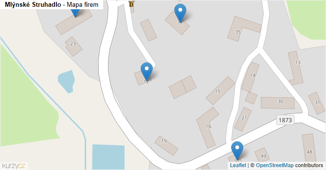 Mlýnské Struhadlo - mapa firem