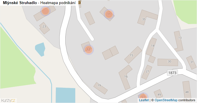 Mlýnské Struhadlo - mapa podnikání