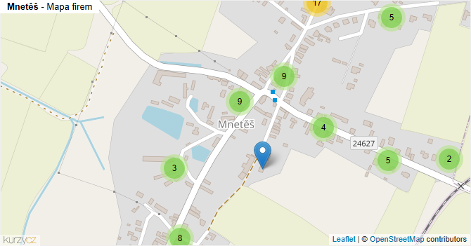 Mnetěš - mapa firem