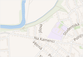 Jílová v obci Mnichovo Hradiště - mapa ulice