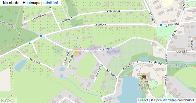 Na oboře - mapa podnikání