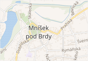 Obsiny v obci Mníšek pod Brdy - mapa ulice