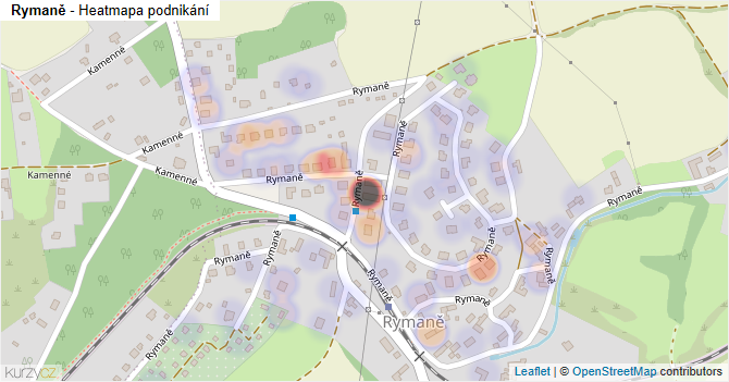 Rymaně - mapa podnikání