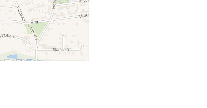 Skalecká v obci Mníšek pod Brdy - mapa ulice