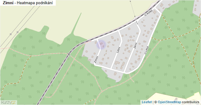 Zimní - mapa podnikání