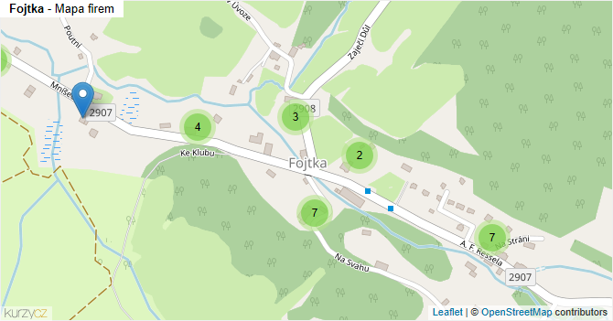Fojtka - mapa firem
