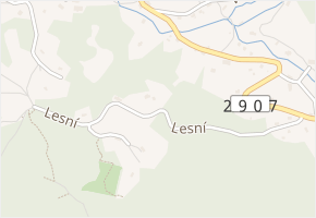 Lesní v obci Mníšek - mapa ulice