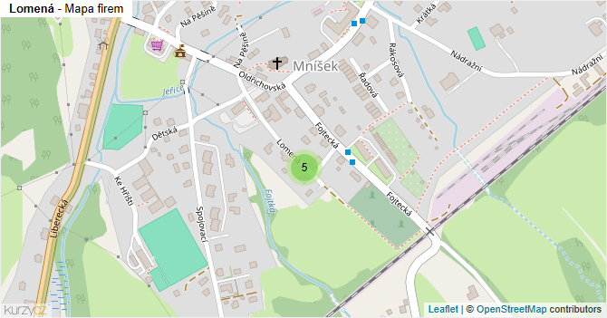 Lomená - mapa firem