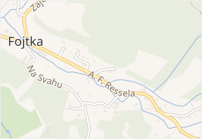 Na Stráni v obci Mníšek - mapa ulice