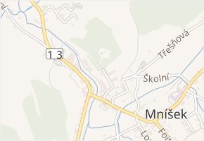 Poštovní v obci Mníšek - mapa ulice