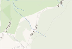 Radčická v obci Mníšek - mapa ulice