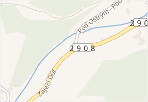 Zaječí Důl v obci Mníšek - mapa ulice