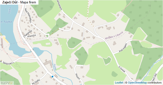 Zaječí Důl - mapa firem