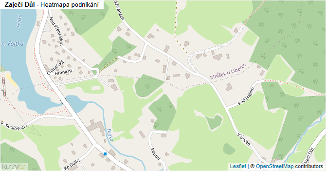 Zaječí Důl - mapa podnikání