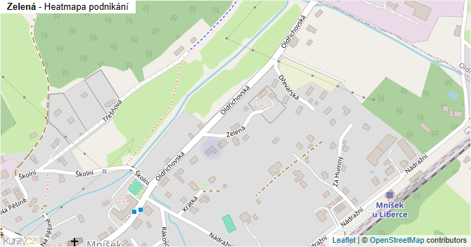 Zelená - mapa podnikání