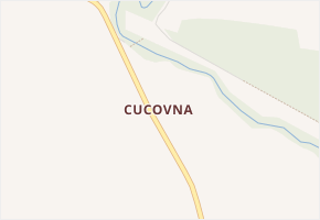 Cucovna v obci Mochov - mapa ulice