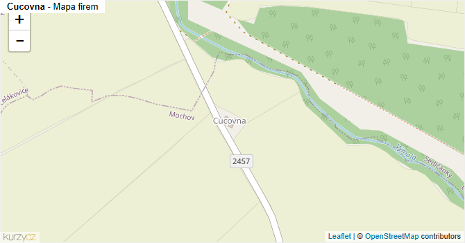 Cucovna - mapa firem