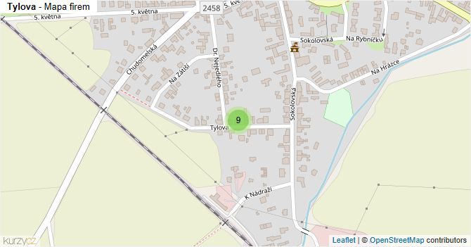 Tylova - mapa firem