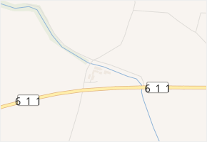 U Čističky v obci Mochov - mapa ulice