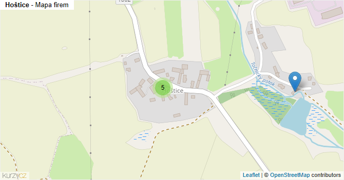 Hoštice - mapa firem