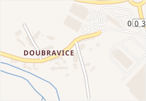 Doubravice v obci Modletice - mapa ulice