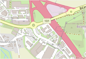 Lipová v obci Modletice - mapa ulice
