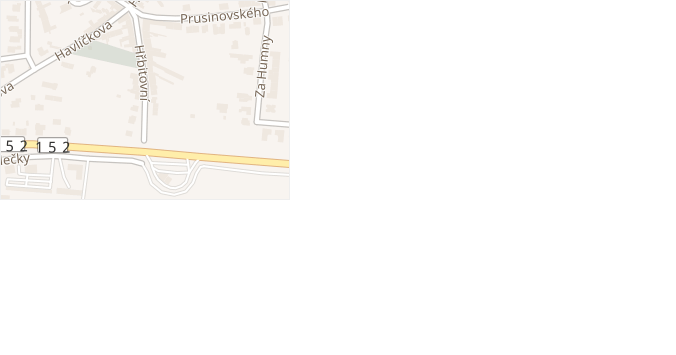 Hřbitovní v obci Modřice - mapa ulice