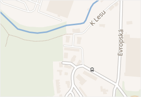 K Lesu v obci Modřice - mapa ulice
