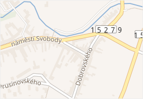 Pavlovského v obci Modřice - mapa ulice