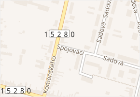 Spojovací v obci Modřice - mapa ulice