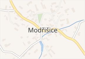 Modřišice v obci Modřišice - mapa části obce