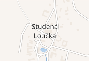 Studená Loučka v obci Mohelnice - mapa části obce
