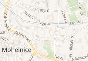 Ztracená v obci Mohelnice - mapa ulice