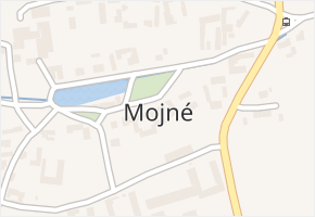 Mojné v obci Mojné - mapa části obce