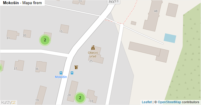 Mokošín - mapa firem