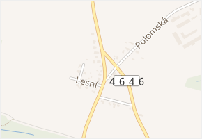 Na Nivě v obci Mokré Lazce - mapa ulice