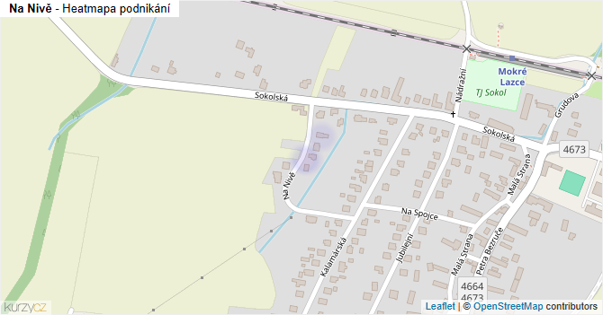 Na Nivě - mapa podnikání